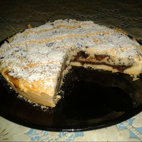 Crostata senza glutine, ricotta e Nutella