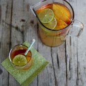 Cocktail analcolico con zenzero e pesche noci - Tappa 1