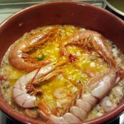 Risotto alla pescatora in crosta di pane - Tappa 2