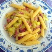 Penne alle zucchine e pancetta