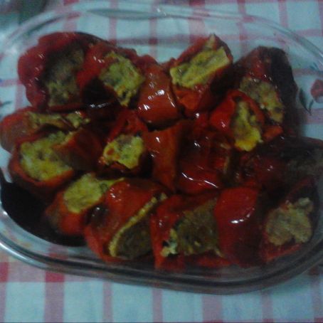 peperoni ripieni al forno