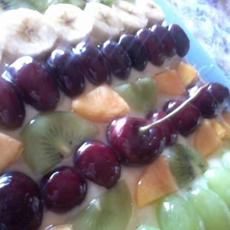 Crostata di frutta e crema