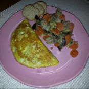 Omelette prosciutto e formaggio