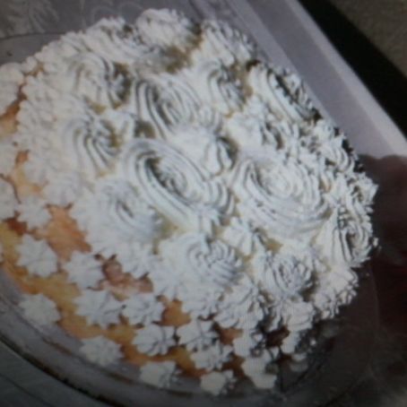 Torta con mele i zucchero  bruciato