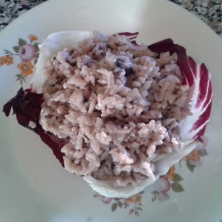 Risotto radicchio e gorgonzola