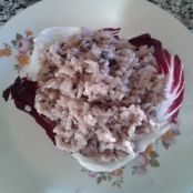 Risotto radicchio e gorgonzola