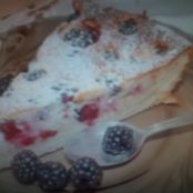 tarta con ricotta,mascarponei mora