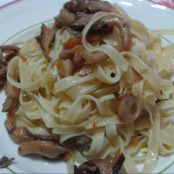 Tagliatelle ai funghi pleurotus 