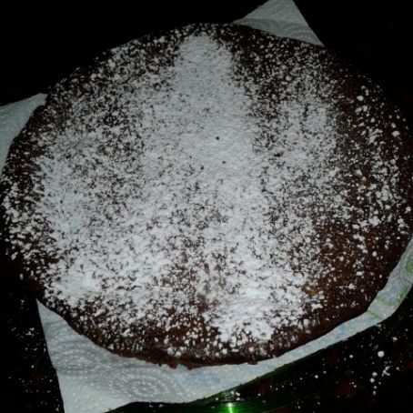 Torta caprese al cioccolato fondente
