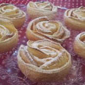 Roselline di sfoglia e mele