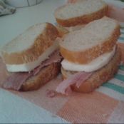 Mozzarella in carozza con prosciutto cotto - Tappa 1