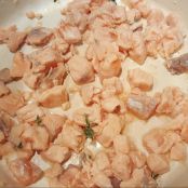 Risotto al salmone e crescenza - Tappa 2