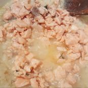 Risotto al salmone e crescenza - Tappa 4