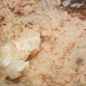 Risotto al salmone e crescenza - Tappa 5