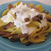 Pappardelle ai porcini con fonduta alla grana