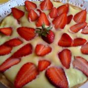 CROSTATA DI FRAGOLE E CREMA PASTICCERA