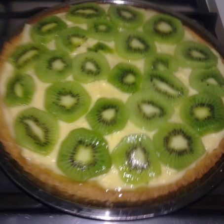 Crostata con frutta di stagione e crema pasticcera