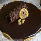 Torta al limone e cioccolato