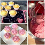Cupcakes di yogurt greco e more - Tappa 3