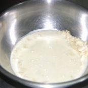 Mousse al cioccolato bianco senza colla di pesce - Tappa 1