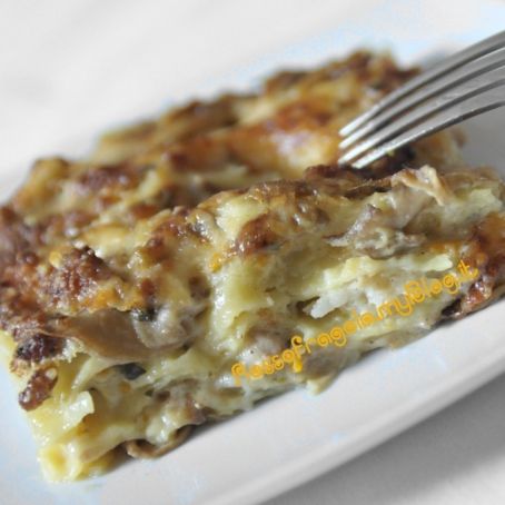 Lasagna ai funghi e ricotta