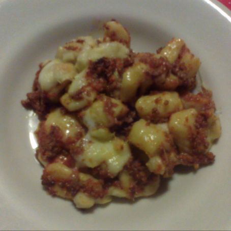 Gnocchi gratinati al forno con scamorza