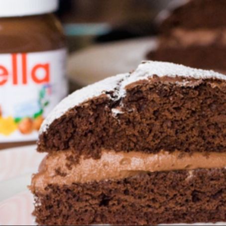 TORTA AL CACAO CON MASCARPONE E NUTELLA