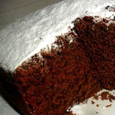 Dolce al cioccolato e mandarini