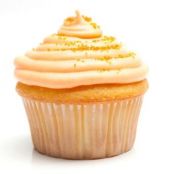 oO CUPCAKE CON CUORE DI CIOCCOLATO E GLASSA ALL'ARANCIA Oo