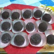 tartufini al cioccolato : freddi e al forno. - Tappa 2