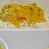 Pollo al curry con riso basmati