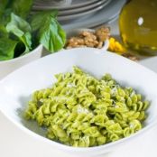 oO FUSILLI VONGOLE E PESTO Oo