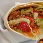 Piadine con chili e verdurine