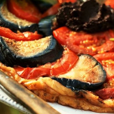 CROSTATA MELANZANE E POMODORI