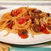 Spaghetti con pomodoro al forno