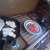 Petti di pollo alla pizzaiola senza mozzarella - Tappa 2