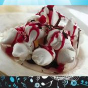 Profiteroles mignon alla melagrana