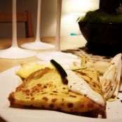 Crepes alle zucchine e crema di Parmigiano