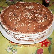 Torta Pan di Stelle alla Nutella e cioccolato bianco - Tappa 4