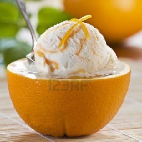 GELATO ALLA MARMELLATA DI ARANCIA