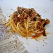 Spaghetti con sugo di lampuga