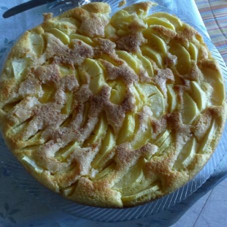 Crostata di mele con crema pasticciera