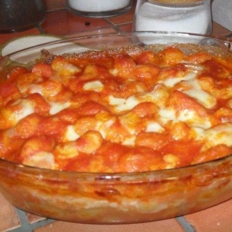 Gnocchi al forno filanti