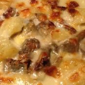 Portafogli filanti di pasta con carciofi