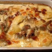 Gratin di patate e carciofi