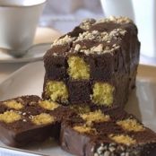 Torta Battenberg al Nutella e nocciola