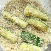 Bastoncini di zucchine al forno e dip di cipolla - Tappa 8