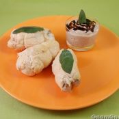 Involtini di pollo ai funghi