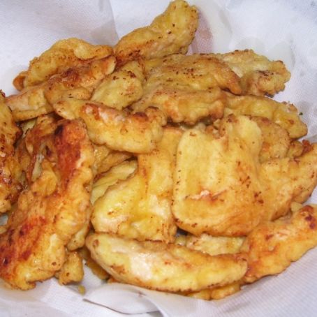 Pepite di pollo in pastella