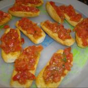 Crostini rustici con pane fatto in casa